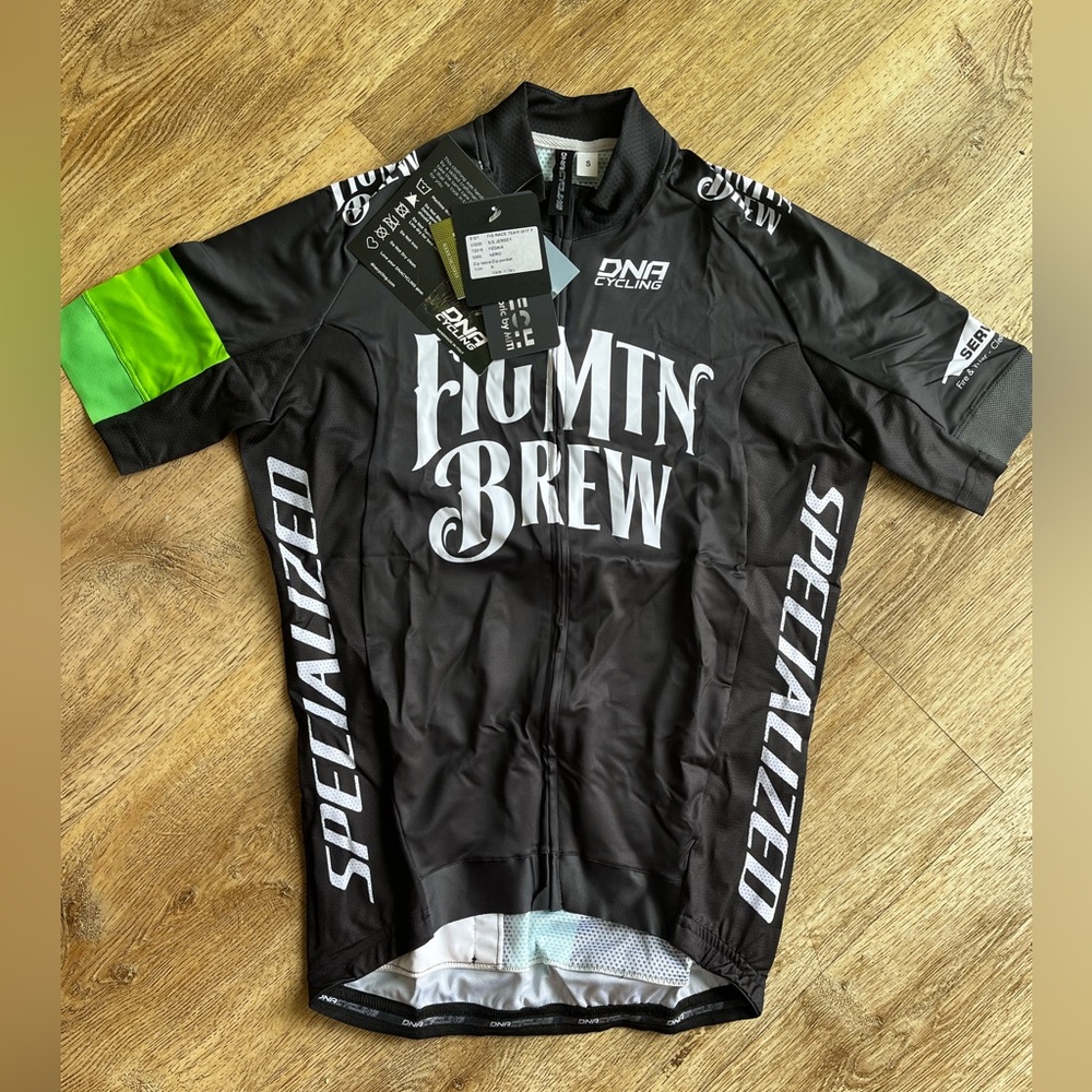 DNA Brand Black and White Cycling Jersey